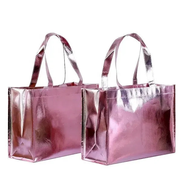 Laminated Metallic Tote Bag
