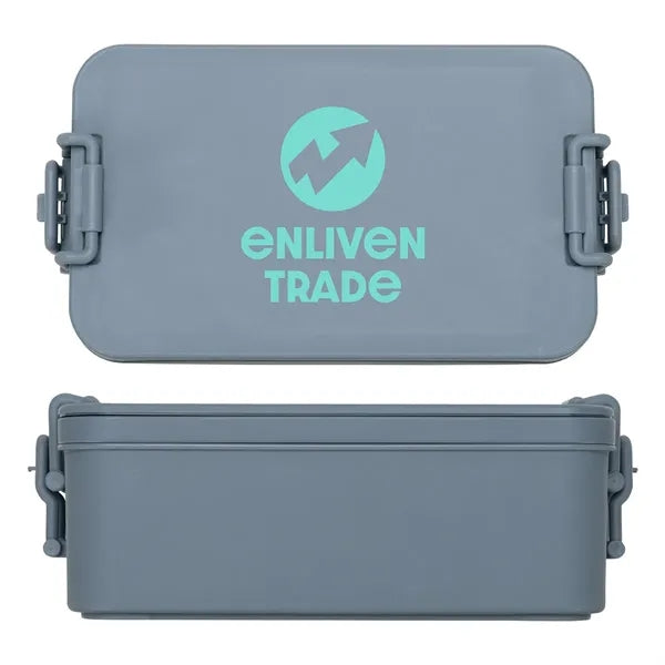 Canteen Stackable Lunch Box With Utensils