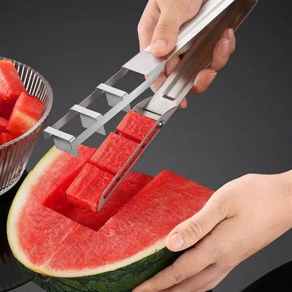 Stainless Steel Watermelon Cutter,Slicer For Uniform Cubes