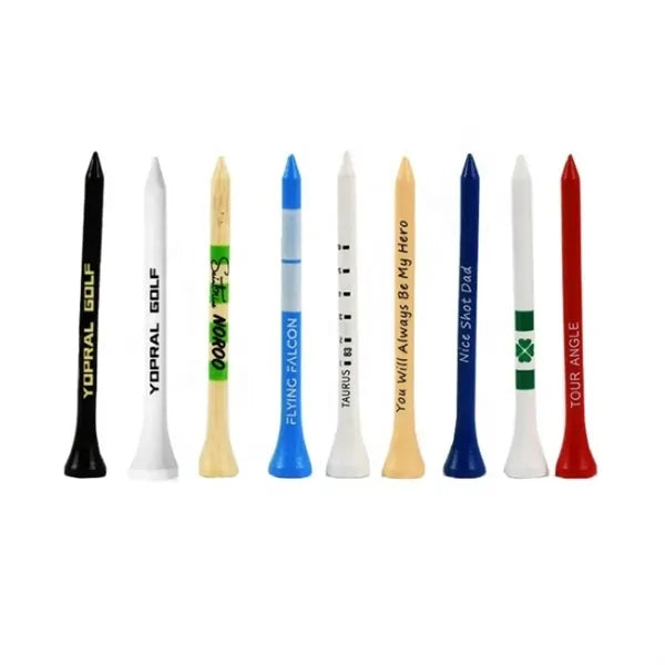 Logo Printed Color Golf Wooden Tees