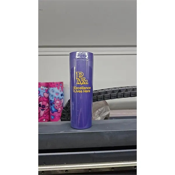 16Oz Skinny Tumblers with Lids and Straws