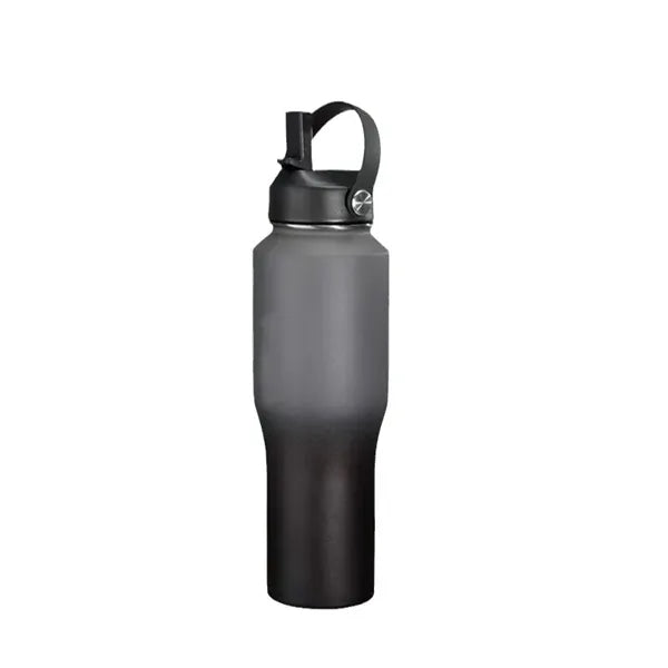 32oz Gradient Stainless Steel Sports Water Bottle with Straw