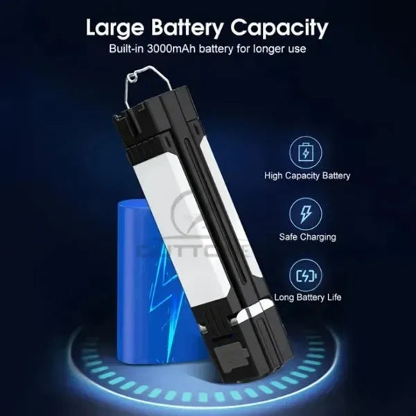 Rechargeable Camping Lantern Portable Outdoor Flashlight