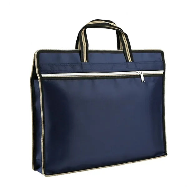Diamond-Pattern Laptop Tote Bag