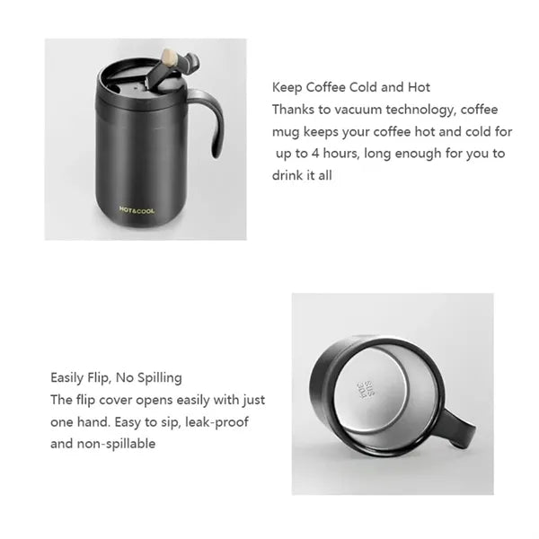 Portable Pour Over Coffee Mug Set with Foldable Filter