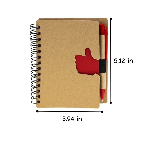 Logo Notepad Set With Pen Office