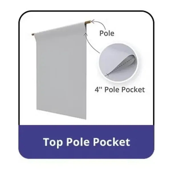 Processed Fabric Banners-Top Pole Pocket (1ftx1ft)
