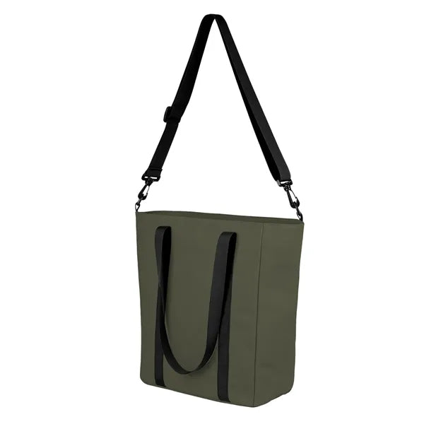 Hudson rPET Leatherette Computer Tote Bag