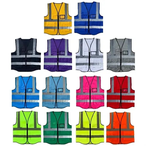 High Visibility Outdoor Reflective Safety Vest Workwear