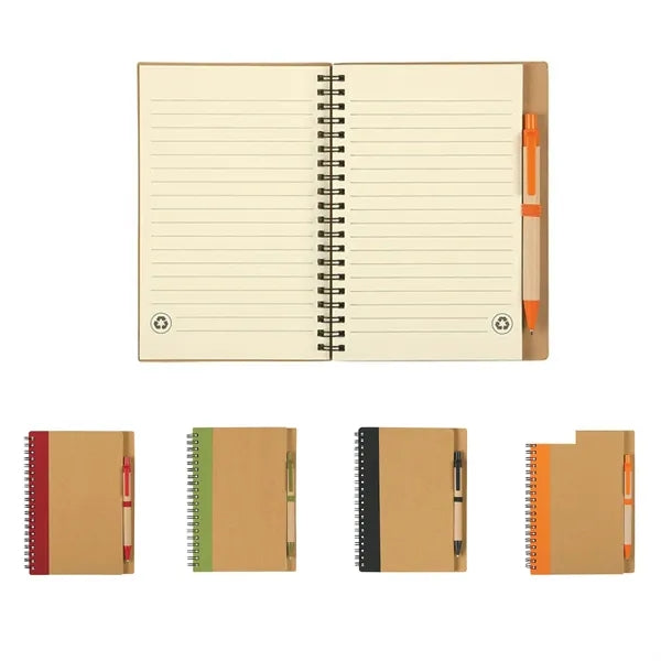 Recycled Notebook with Pen