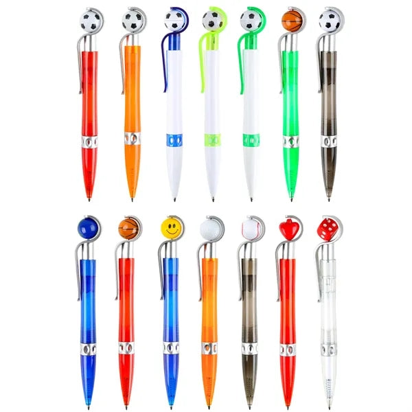 Rotatable Football Click Ballpoint Pen