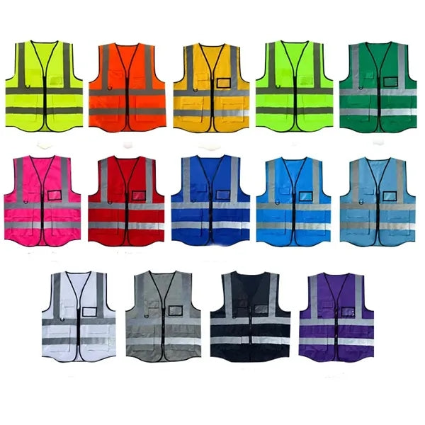 Double Band Class 2 Reflective Safety Workwear Vest