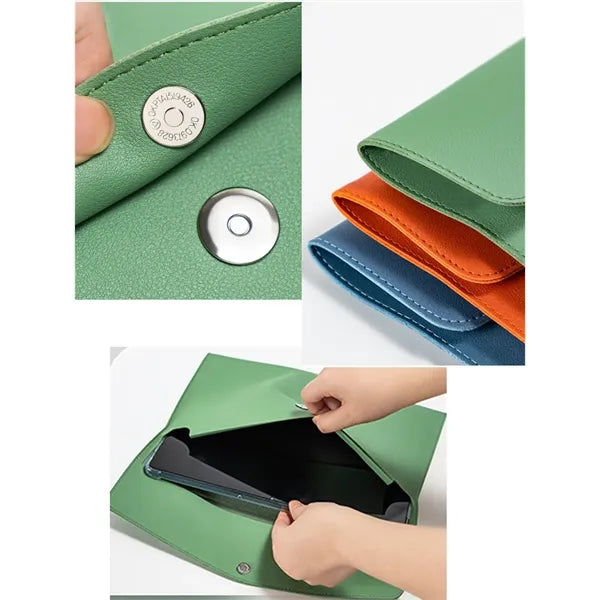 PU Leather A4 File Folder Document Bag