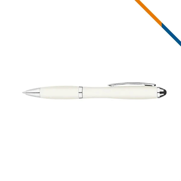 GlideZip Metallic Curvaceous Ballpoint Stylus Pen