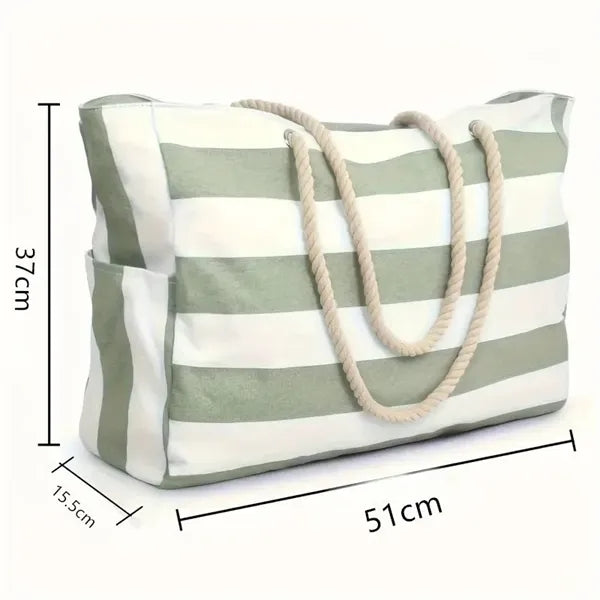Colorful Flip Flop Print Beach Tote Bag
