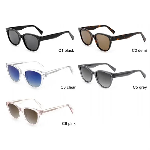 Acetate Frame Polarized Sunglasses