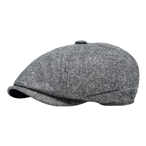 Mens Wool Newsboy Cap Classic Ivy Flat Driving Hat