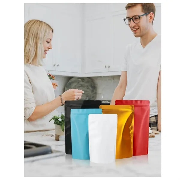 Resealable Aluminum Foil Pouch Ziplock Bag