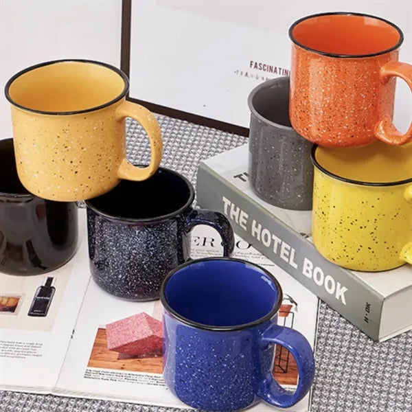 Campfire Ceramic Mug - Colors - 15 oz