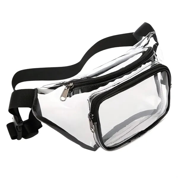 PVC Transparent Waterproof Waist Bag for Outdoor Sports