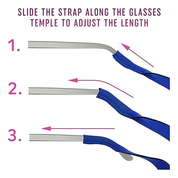 Adjustable Eyeglasses Strap Holder Soft Neoprene for Sport