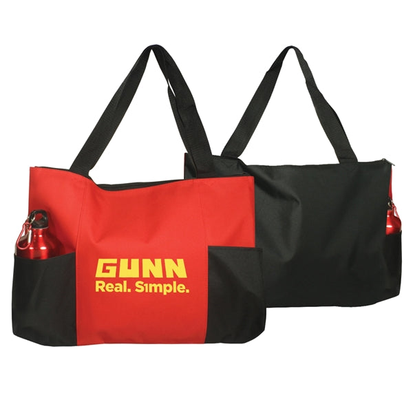 Zippered Meeting Tote 19"W x 14"H