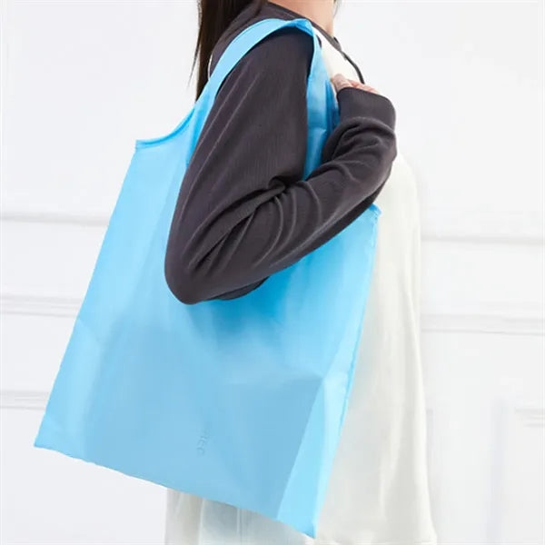 Foldable Waterproof Polyester Shopping Tote Bag