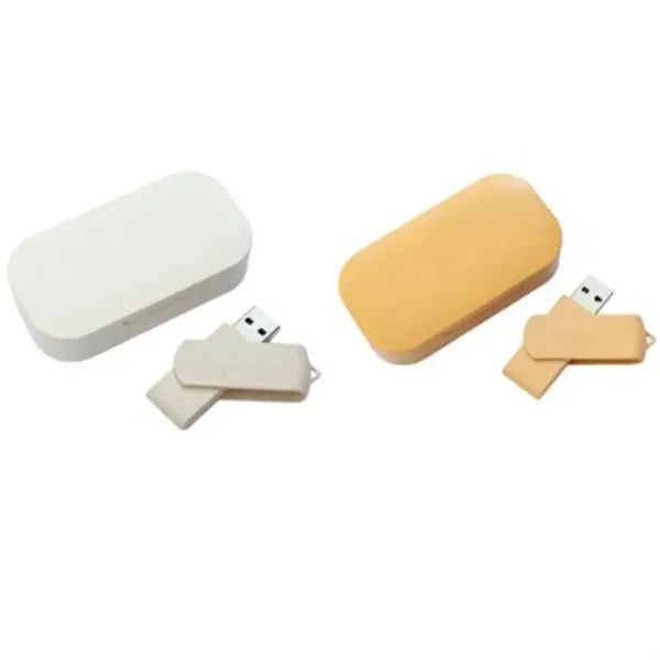 Wheat Straw USB Drive Set