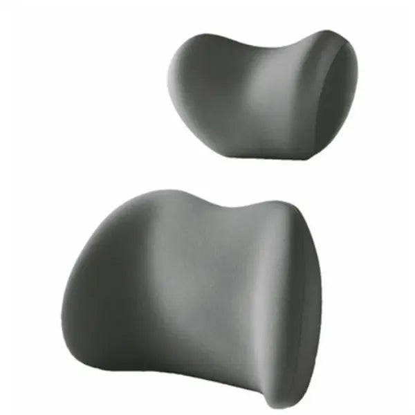 Memory Foam Car Headrest & Lumbar Support Set