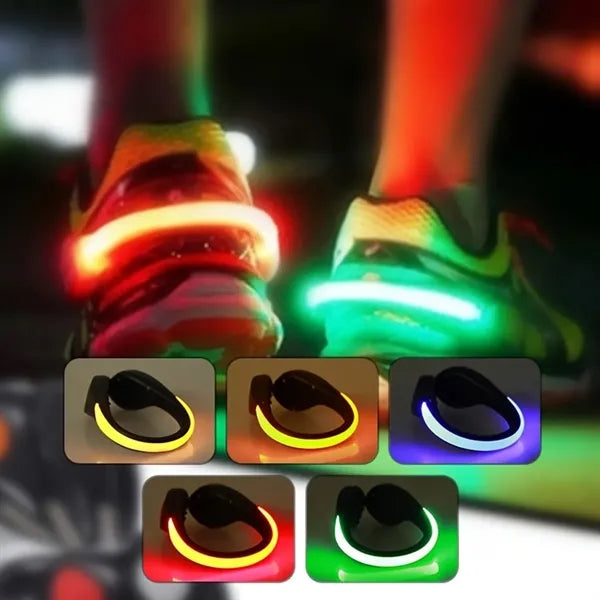 Night Safety LED Shoe Clip Light for Running Walking