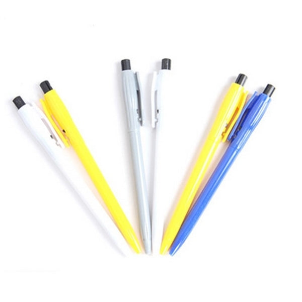 Plastic Retractable Ballpoint Pen