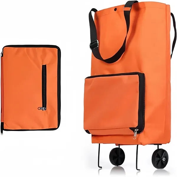 Foldable Shopping Bag With Wheels