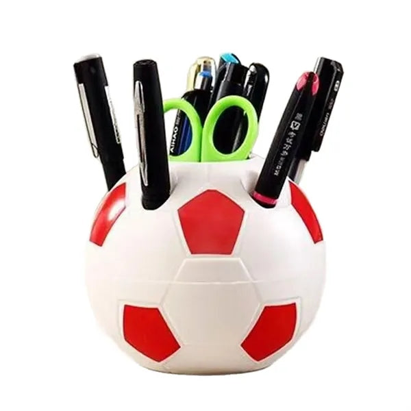 Desktop Soccer Shape Pencil Holder