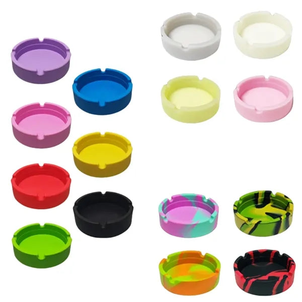 Drop Resistant And Easy To Clean Silicone Ashtray