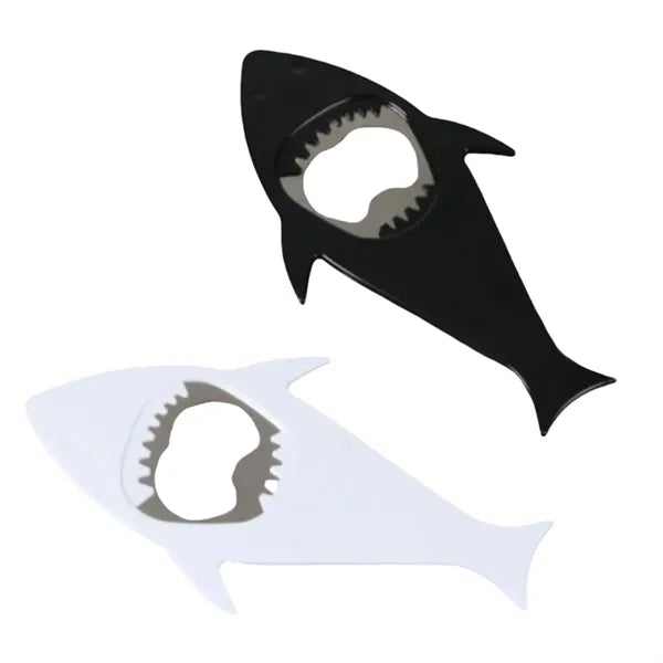 Shark Shaped Bottle Opener Plastic Fridge Magnet