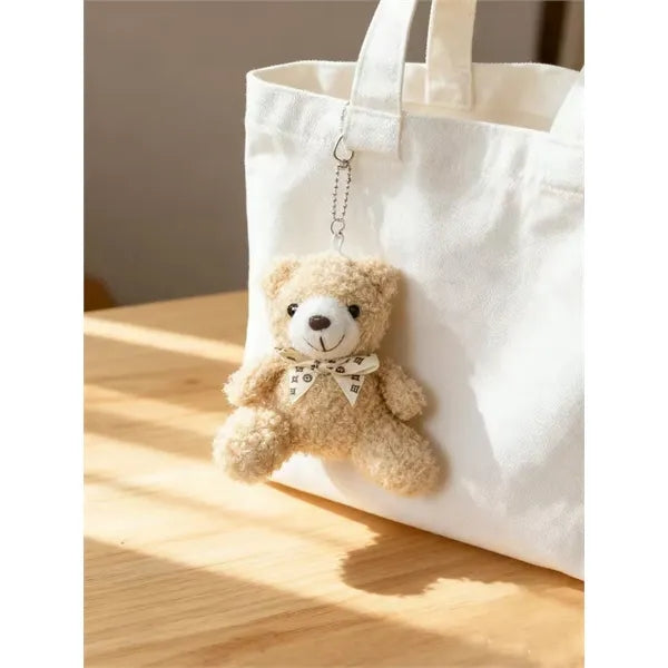 Cute Curly Fur Teddy Bear Keychain-Plush Toy pendent