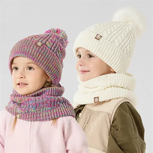 Children Hat Scarf Gloves Set Of Three