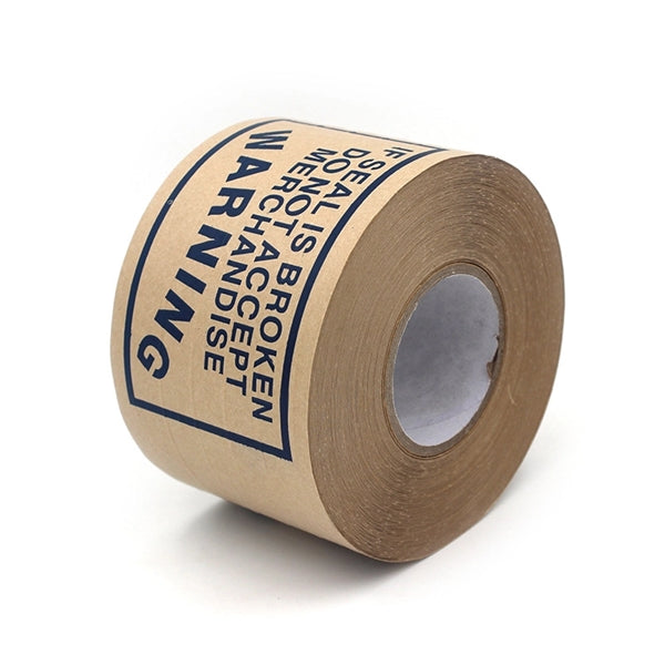 3" * 50 yard Water Activated Gummed Kraft Paper Tape