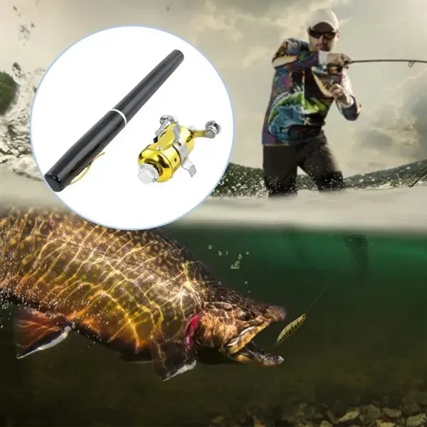 Portable Pocket Telescopic Mini Fishing Pole Pen