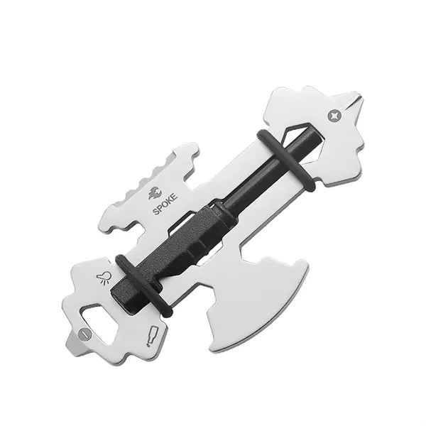 Multi-Functional Pocket Axe-Shaped Keychain Tool Cards