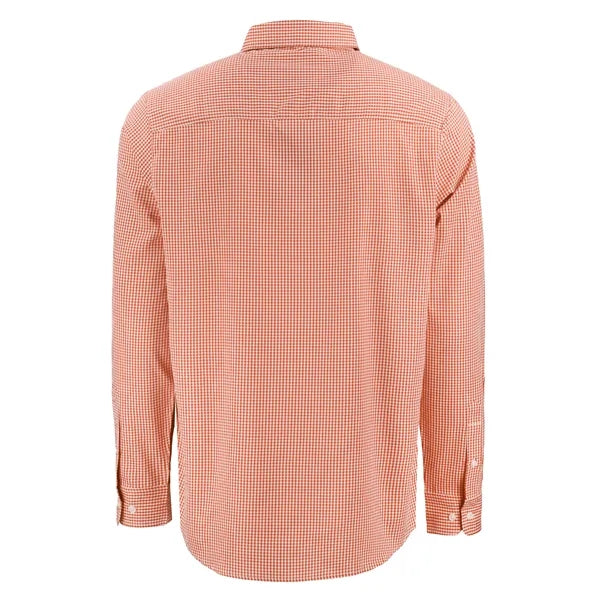 Cutter & Buck Skyline Recycled Gingham Mens Long Sleeve B...