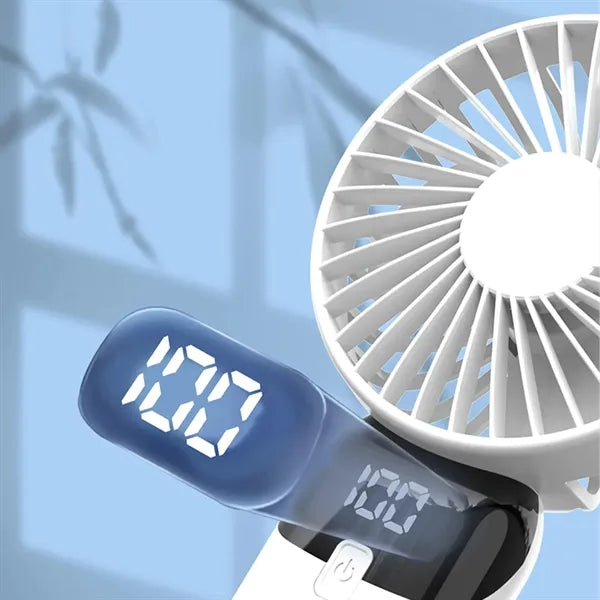 Rechargeable Mini Fan with Phone Stand