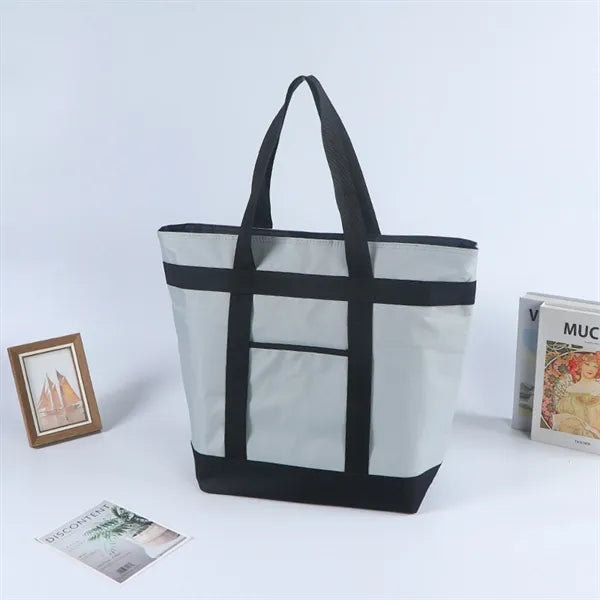 28 Can Insulated Soft Cooler Tote With PEVA Lining