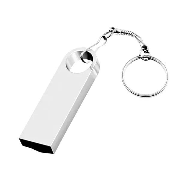 Metal USB Flash Drive with keychain 4GB - 128GB