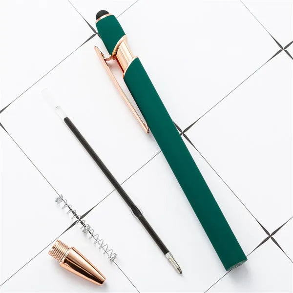 2 in 1 Stylus Metal ballpoint Pen