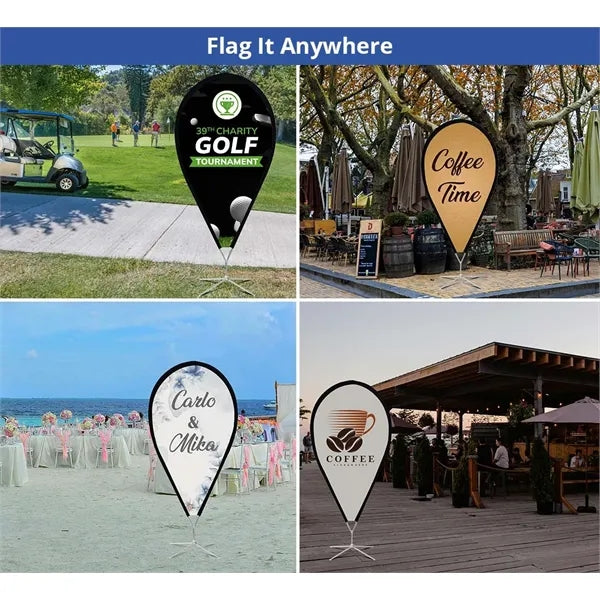 Pinpoint Flags (43" x 86") - Single Sided (Graphic Only)