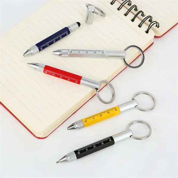 6 In 1 Multifunction Screwdriver Ballpoint Pen Keychain