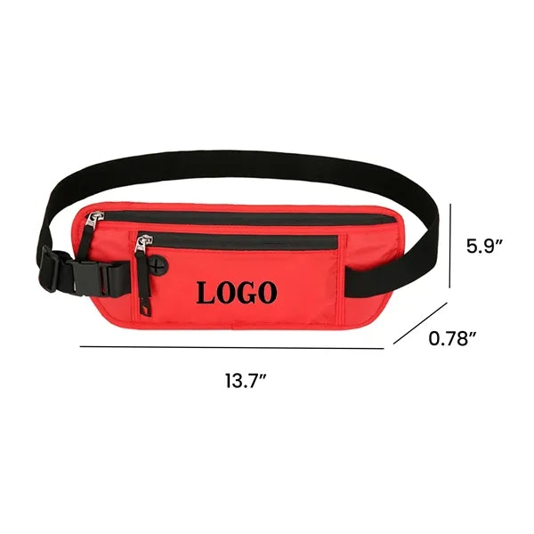The waist bag features premium waterproof fabric, combining