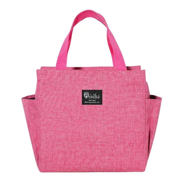 300D Insulated Cooler Tote with Foil Lining, Holds 12 Cans
