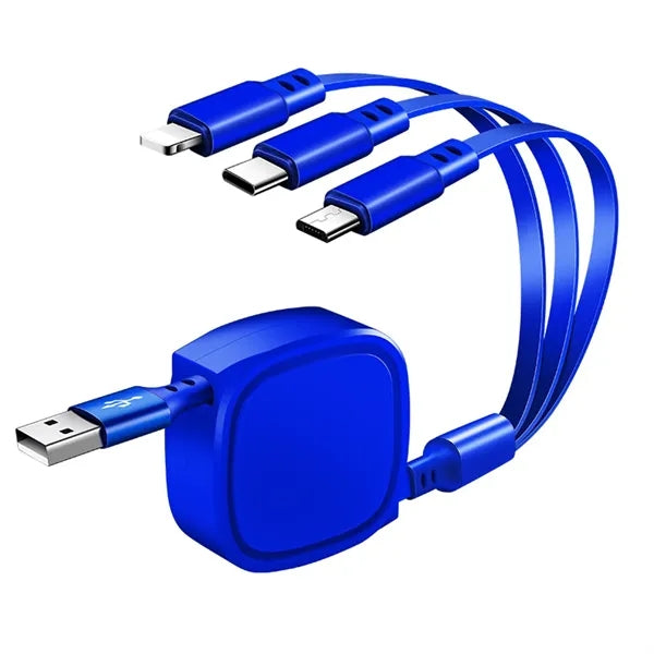 Retractable 3 in 1 Charging Cable